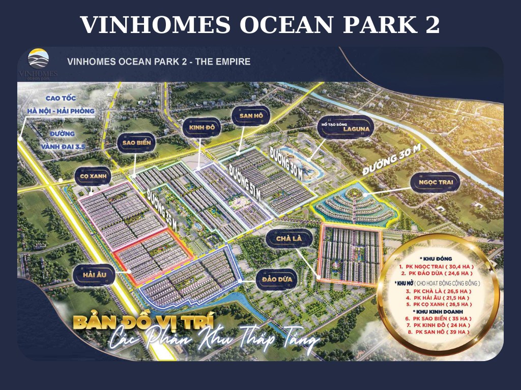 THÔNG TIN TỔNG QUAN VINHOMES OCEAN PARK 2